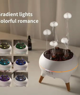 JellyFish Aroma Diffuser – Luchtbevochtiger met LED en Afstandsbediening