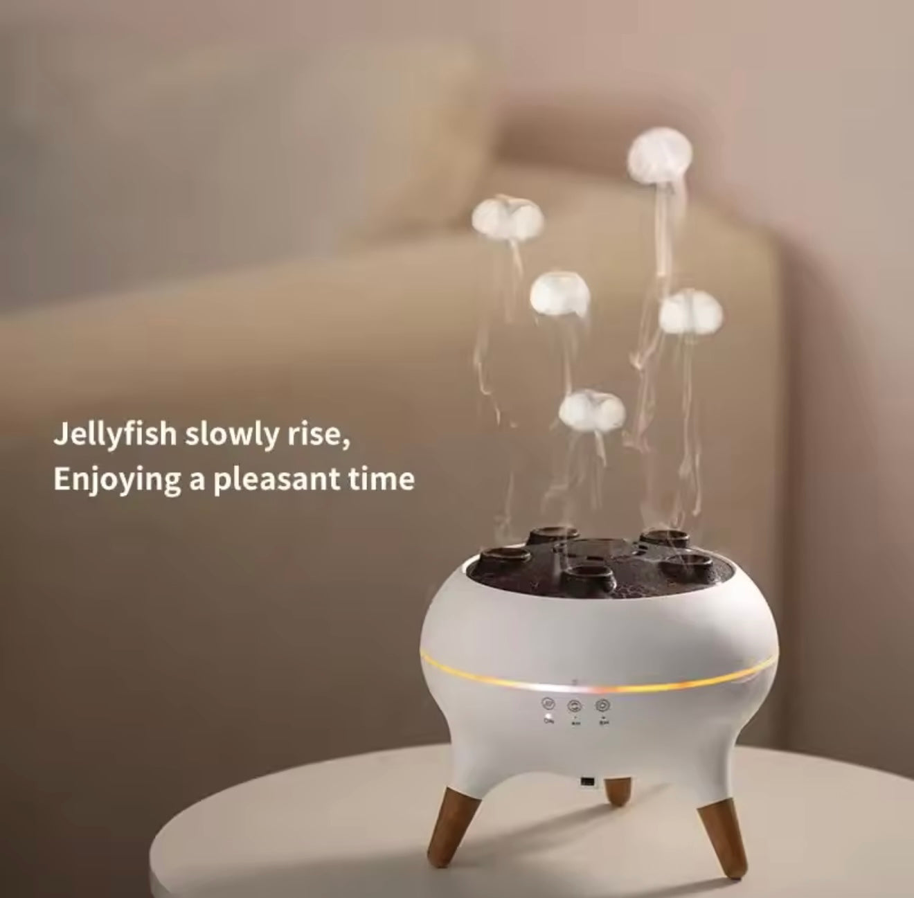 JellyFish Aroma Diffuser – Luchtbevochtiger met LED en Afstandsbediening