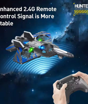 Jet Fighter RC Drone met Afstandsbediening – LED Verlichting & 360° Stunts