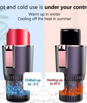 SmartCup 2-in-1 – Bekerhouder met Koel- & Warmfunctie voor in de Auto