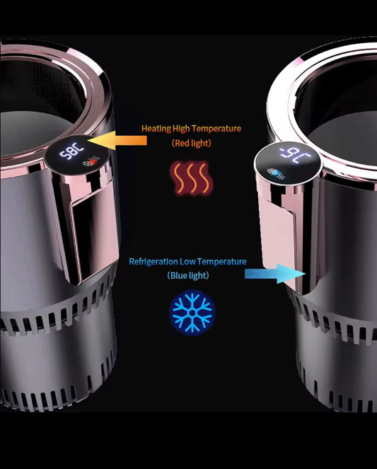 SmartCup 2-in-1 – Bekerhouder met Koel- & Warmfunctie voor in de Auto