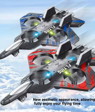 Jet Fighter RC Drone met Afstandsbediening – LED Verlichting & 360° Stunts